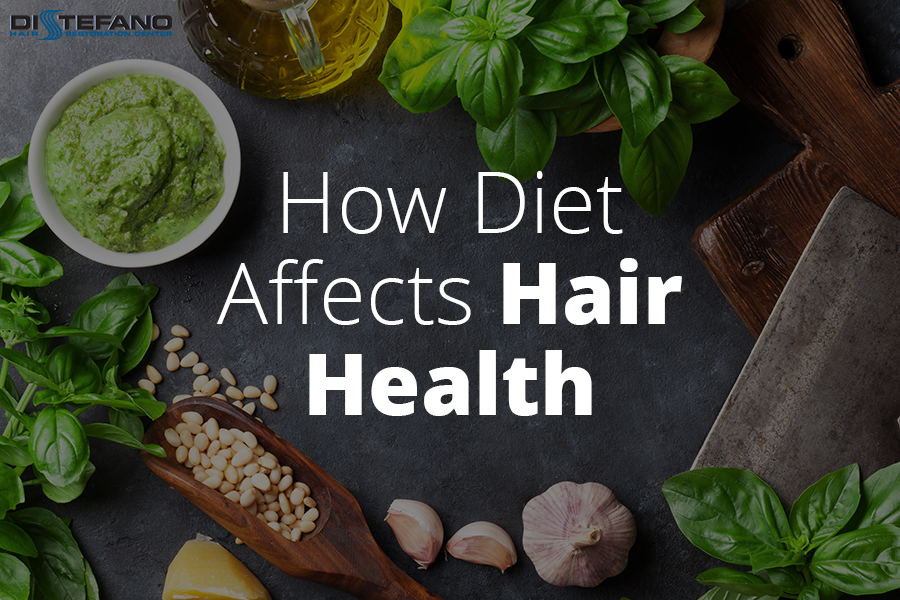 Ingredients with the words 'How Diet Affects Hair Health'